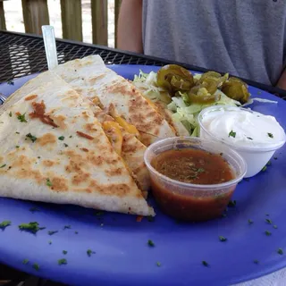 Jerk Chicken And Pineapple Quesadilla