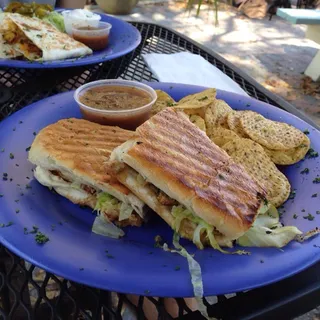 Jerk Chicken Press Sandwich