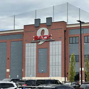 the back of the building