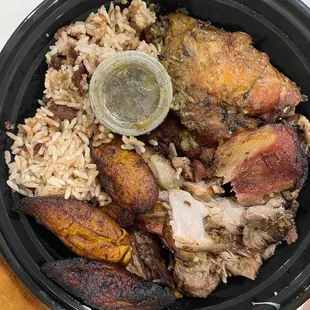 Jerk Chicken &amp; Pork Combo