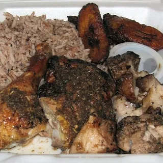 Jerk Chicken and Pork Combo