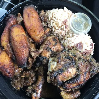 Jerk Pork & Beef Oxtails Combo