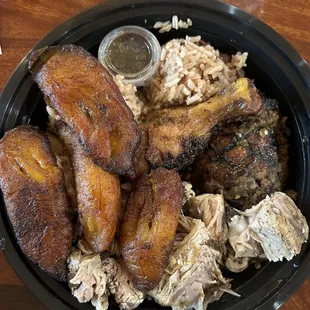 Jerk Chicken and Pork Combo