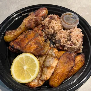 Jerk Chicken &amp; Jerk Salmon Combo