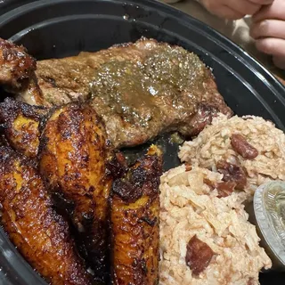 Jerk NY Steak Plate