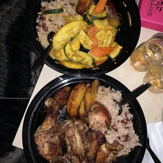 Jerk Tofu Plate