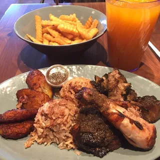 Jerk Chicken & Pork Combo