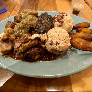 Jerk Pork & Beef Oxtails Combo