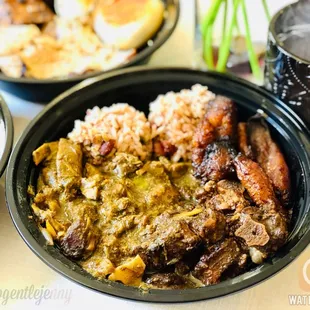 Curried Goat &amp; Beef Oxtails