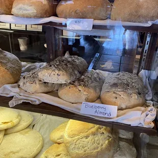 a variety of breads and pastries