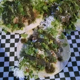 Asada tacos for our order delicious brought to you by Jacob Friday night
