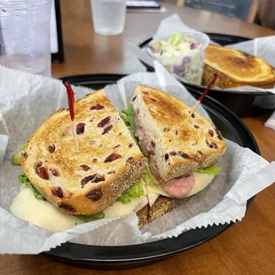 a sandwich on a plate
