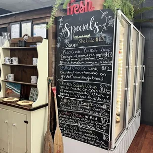 Special menu