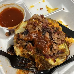 Brisket Baked Potato