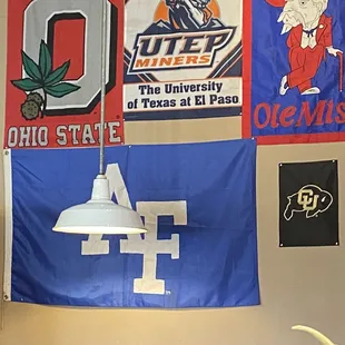 Walls covered in Team support