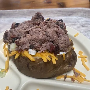 Loaded BAKED POTATO W/MEAT