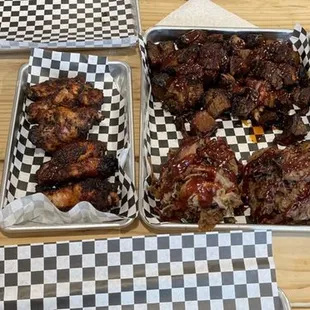 a variety of food items