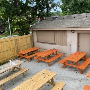 Outdoor seating