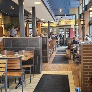Interior of the restaurant