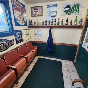 Waiting area in back