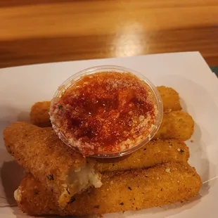 Mozzarella cheese sticks