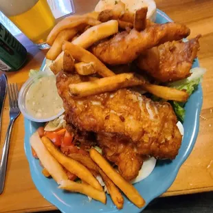 food, seafood, fish and chips, fish