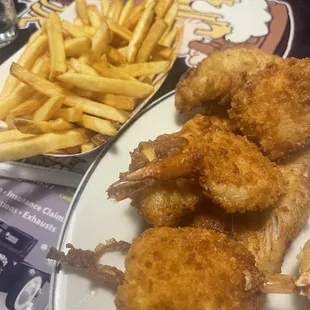 Shrimp and fish plate