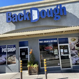 the front of the store