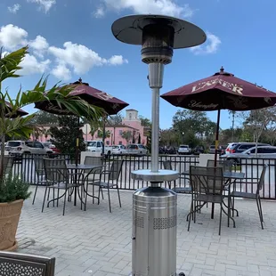 Outdoor seating views