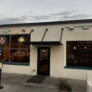 Entryway, front of restaurant