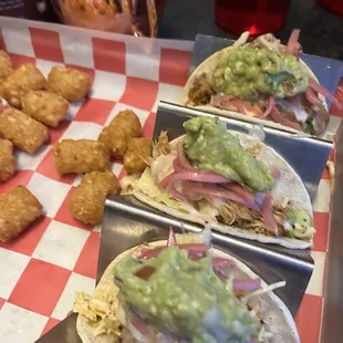 Tacos and tots