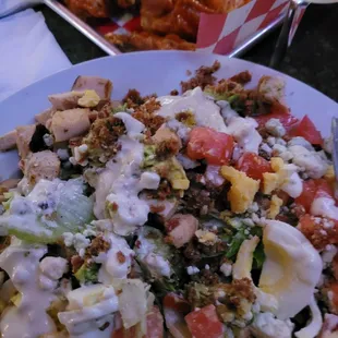 Cobb and wings, our favs