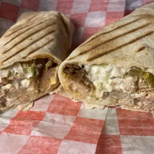 Chicken Shawarma Pita Wrap