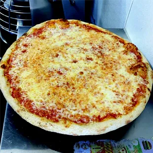 This is a Pizza fresh out of our oven........Looks Perfect.. We have many great toppings besides Pepperoni Create your own pizza