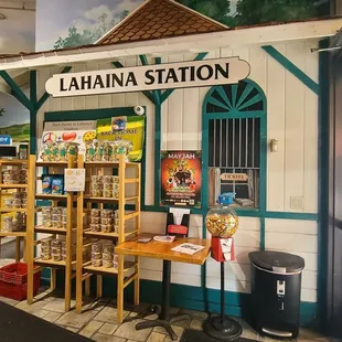 Lahaina Station decor in the store  05-10-2024