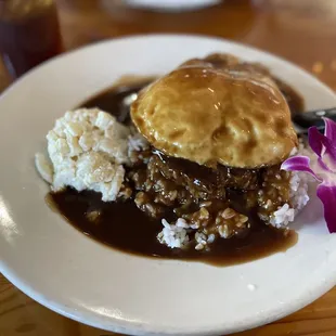 Loco Moco. Rochelle always takes care of us at BHL! Thanks!