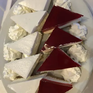 Jello Cheesecake Slice