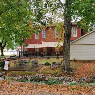 outside