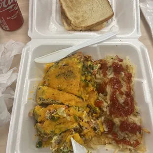 Everything omelette super super good