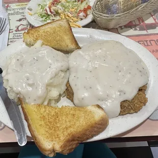 Chicken fried steak dinner instead