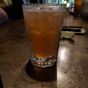 The King (basically an Old Fashioned with fresh grapefruit - really good)
