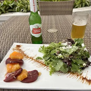 Beet and Goat Salad....and Stella