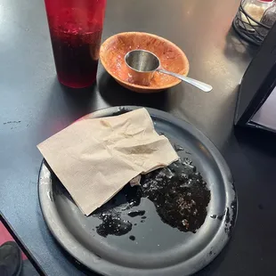 Nothing is left but soda...