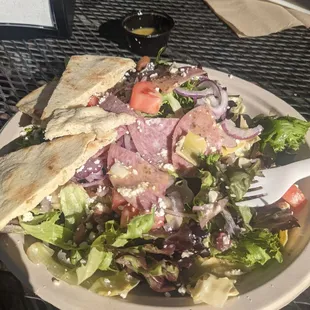 Greek salad... Enough for two!