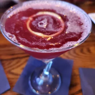 Pomegranate martini