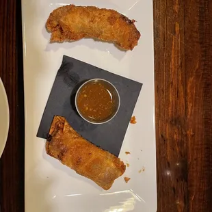 Beef Braised Short Rib Egg Rolls