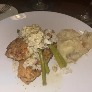 Sauteed Chicken Oscar