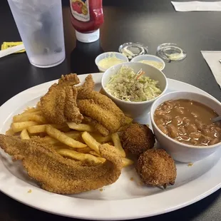 Catfish dinner
