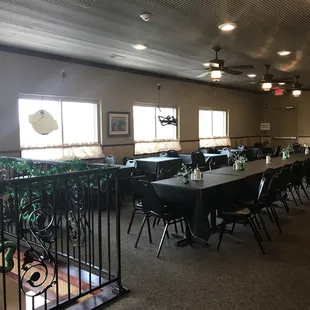 Back Stree Cafe in Muldraugh, KY has a spacious upstairs room perfect for entertaining.