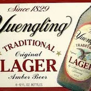 Now serving  Yuengling